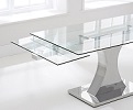 Amber Extending Glass Dining Table Extension
