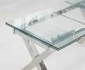 Cilento Extending Glass Dining Table Top
