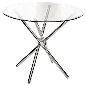 Criss Cross Glass Dining Table