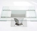 Lucille Extending Glass Dining Table Top