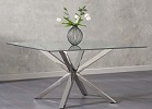 Remus Square Glass Dining Table