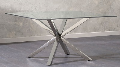 Remus Square Glass Dining Table