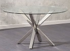 Remus Round Glass Dining Table